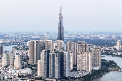 胡志明市的一角。图自越通社