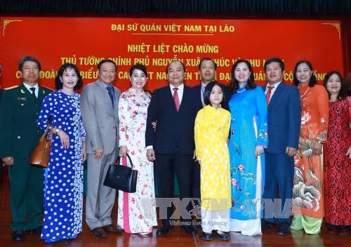 阮春福总理圆满结束对老挝进行的正式访问 ảnh 4 阮春福总理圆满结束对老挝进行的正式访问 ảnh 4