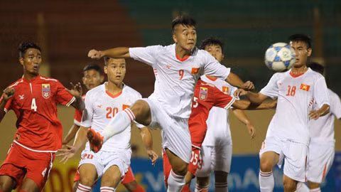 2017年U19国际足球锦标赛:越南U19队险胜缅甸U19队 ảnh 1 2017年U19国际足球锦标赛:越南U19队险胜缅甸U19队 ảnh 1