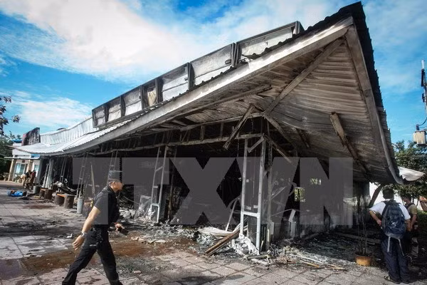 泰国南部地区发生13起连环爆炸袭击 ảnh 1