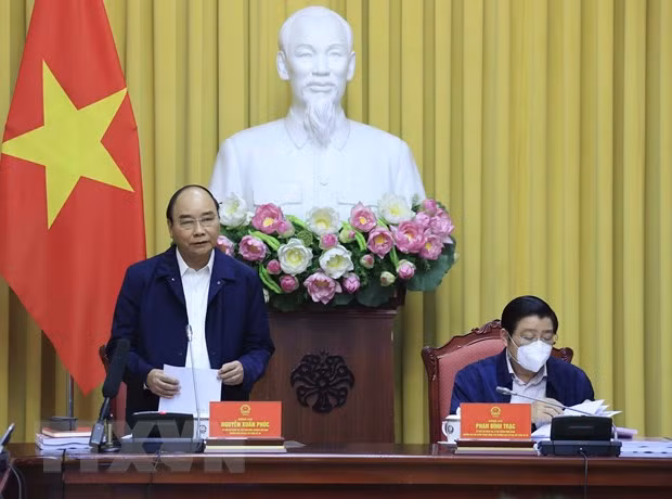 越南国家主席阮春福要求加快推进法治国家提案起草进度 ảnh 1 越南国家主席阮春福要求加快推进法治国家提案起草进度 ảnh 1