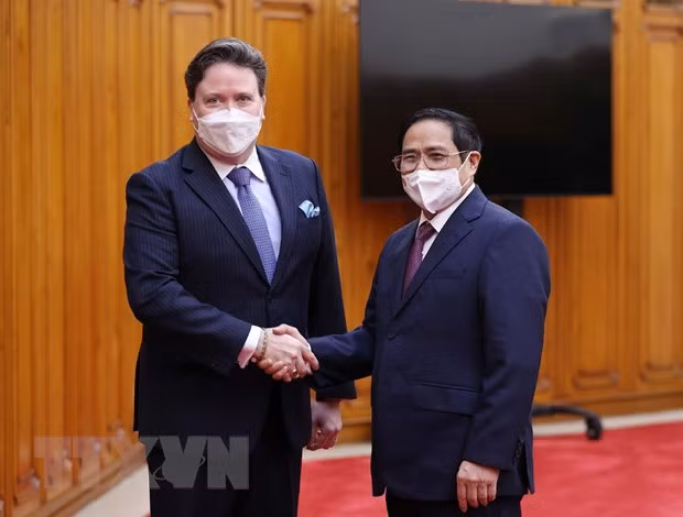 越南政府总理范明政会见美国驻越南新任大使 ảnh 1 越南政府总理范明政会见美国驻越南新任大使 ảnh 1