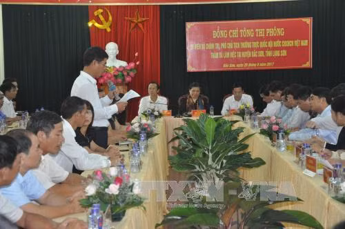 国会副主席丛氏放：谅山省北山县应重视发展其具有优势和潜力的优质产品 ảnh 1