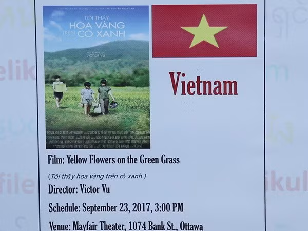 越南电影《我看见黄花在绿草中摇曳》在渥太华东盟电影周放映 ảnh 1