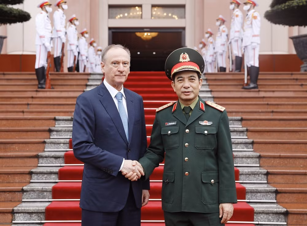 越南人民军总参谋长会见俄罗斯联邦国家安全委员会秘书 ảnh 1 越南人民军总参谋长会见俄罗斯联邦国家安全委员会秘书 ảnh 1