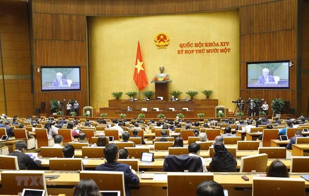 第十四届越南国会第十一次会议新闻公报（第四号） ảnh 1