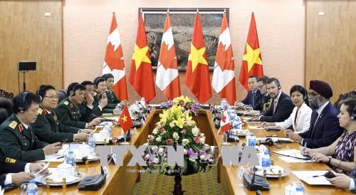 加拿大国防部长哈吉特·萨吉安对越南进行正式访问 ảnh 2