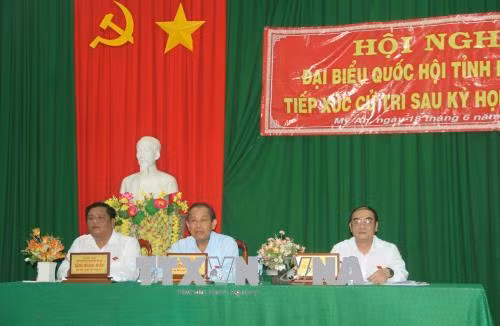 越南选民高度评价国会通过的内容 为国家发展作出贡献 ảnh 1 越南选民高度评价国会通过的内容 为国家发展作出贡献 ảnh 1