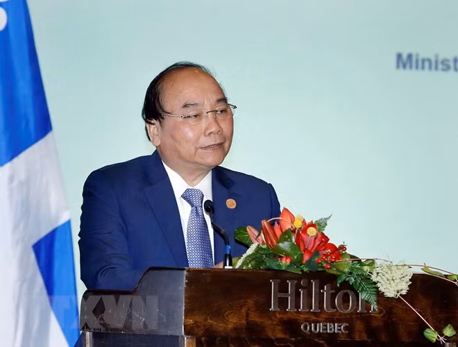 政府总理阮春福出席越加企业座谈会 ảnh 1 政府总理阮春福出席越加企业座谈会 ảnh 1