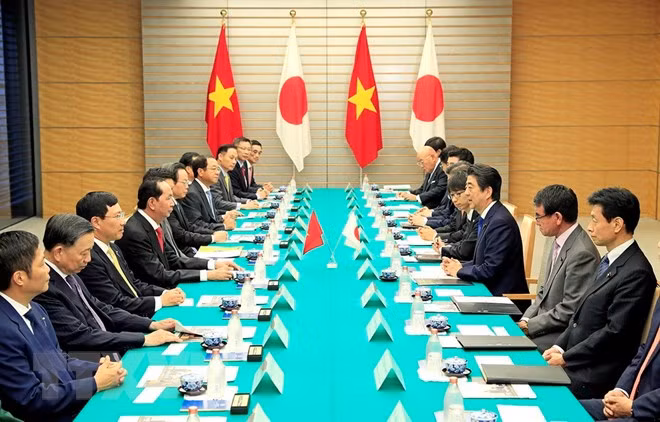 越南与日本发表联合声明 ảnh 1 越南与日本发表联合声明 ảnh 1