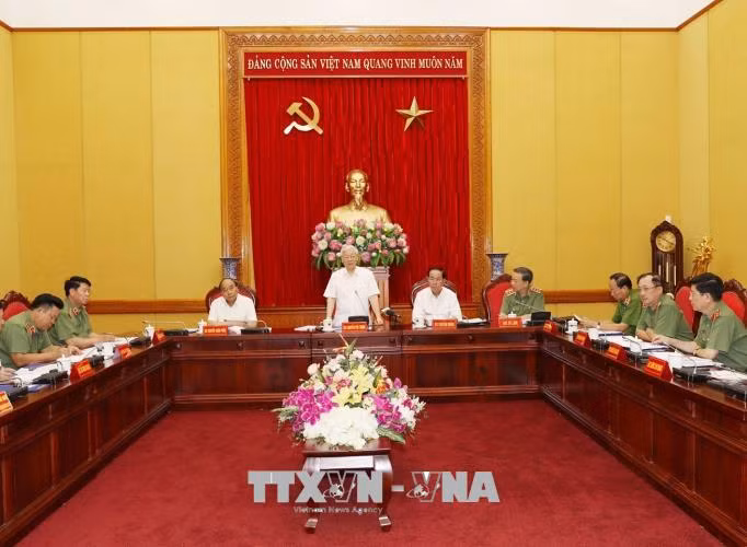 阮富仲：人民公安力量需要成为保护党和国家的“宝剑”和“盾牌” ảnh 1