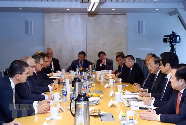 越南政府总理阮春福会见挪威领先集团代表 ảnh 1 越南政府总理阮春福会见挪威领先集团代表 ảnh 1
