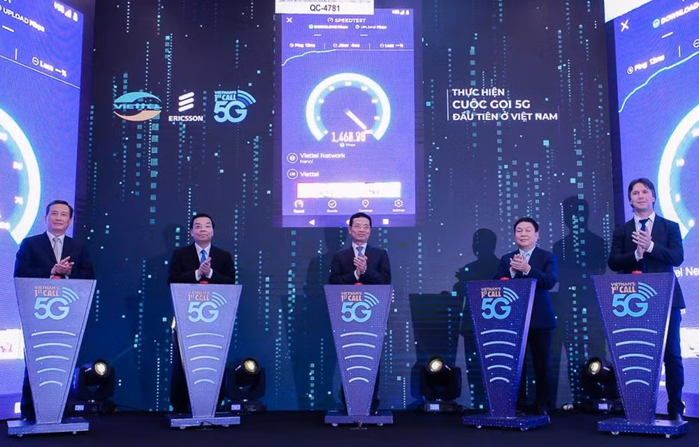 越南成功实现首次5G手机通话 ảnh 1