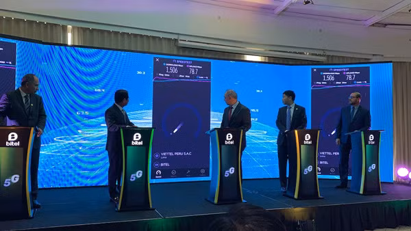 越南军队电信集团在秘鲁5G测试成功 ảnh 1 越南军队电信集团在秘鲁5G测试成功 ảnh 1