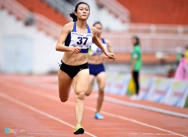 越南田径运动员黎绣征及其维护东南亚速度女王称号的目标 ảnh 1
