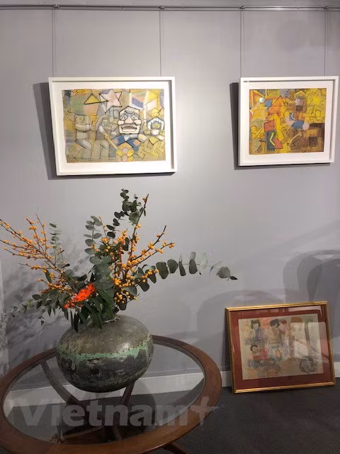 画家阮私严和裴春派作品展会在伦敦举行 ảnh 2 画家阮私严和裴春派作品展会在伦敦举行 ảnh 2