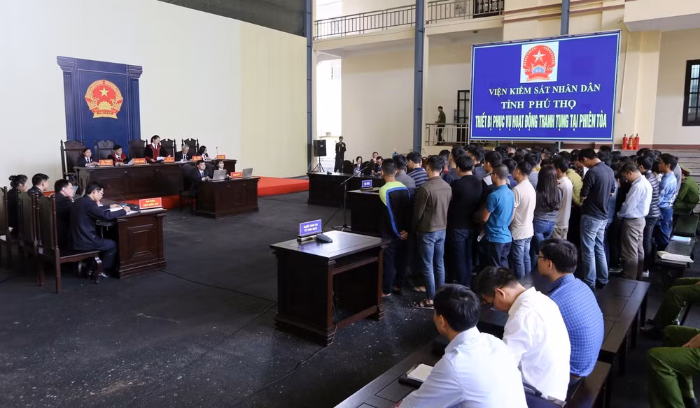数万亿越盾的网络赌博大案正式开庭审理 ảnh 2