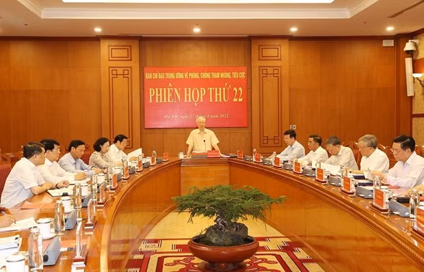越共中央总书记阮富仲主持召开中央反腐指导委员会第22次会议 ảnh 1