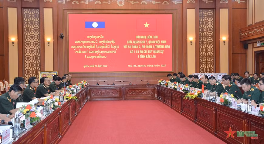 加强第二军区与老挝北部各单位的合作 ảnh 1 加强第二军区与老挝北部各单位的合作 ảnh 1