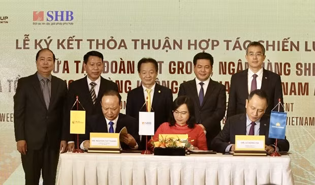 越航与T&T 集团、SHB银行和T&Y SuperPortTM公司签署合作协议 ảnh 1 越航与T&T 集团、SHB银行和T&Y SuperPortTM公司签署合作协议 ảnh 1