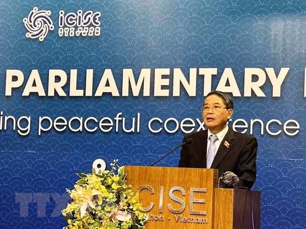 越南国会副主席阮德海出席“促进和平” 科学研讨会 ảnh 1