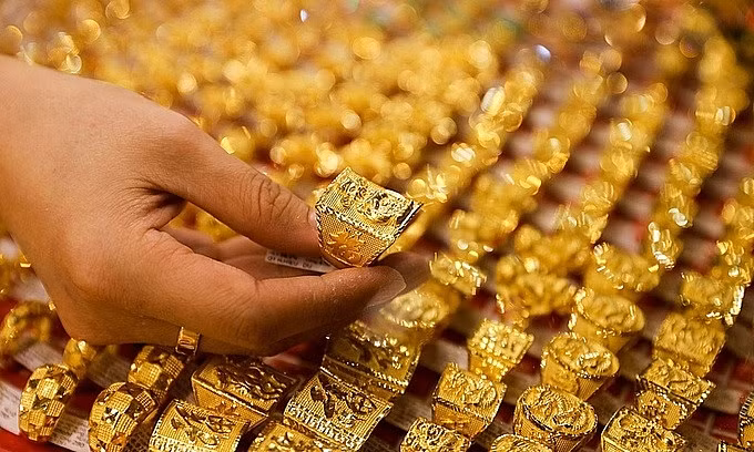 9月7日上午越南国内黄金市场呈下降趋势 ảnh 1