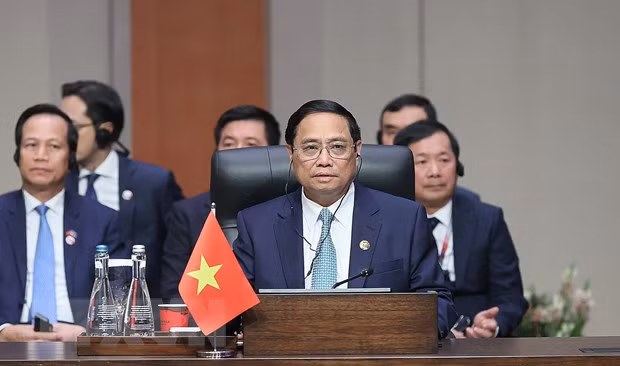 范明政总理分别会见菲律宾总统、新加坡总理和联合国秘书长 ảnh 2 范明政总理分别会见菲律宾总统、新加坡总理和联合国秘书长 ảnh 2