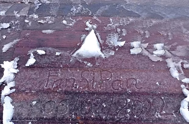 越南番西邦顶峰出现下雨降雪天气现象 ảnh 1 越南番西邦顶峰出现下雨降雪天气现象 ảnh 1