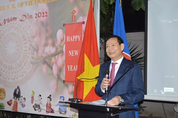 越南驻埃及大使馆举行虎年春节迎春活动 ảnh 1 越南驻埃及大使馆举行虎年春节迎春活动 ảnh 1