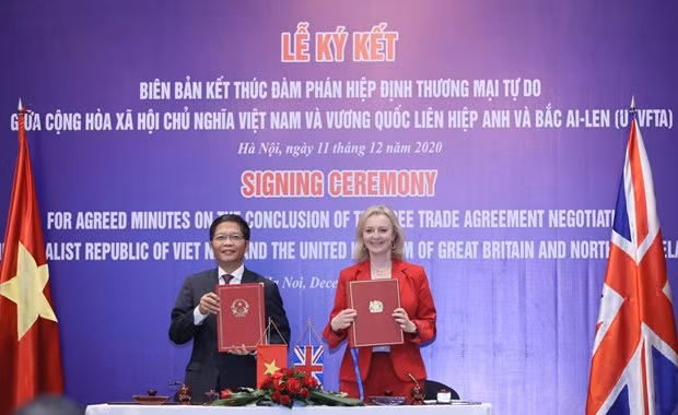 越南与英国自由贸易协定将于12月31日23时正式生效 ảnh 1 越南与英国自由贸易协定将于12月31日23时正式生效 ảnh 1
