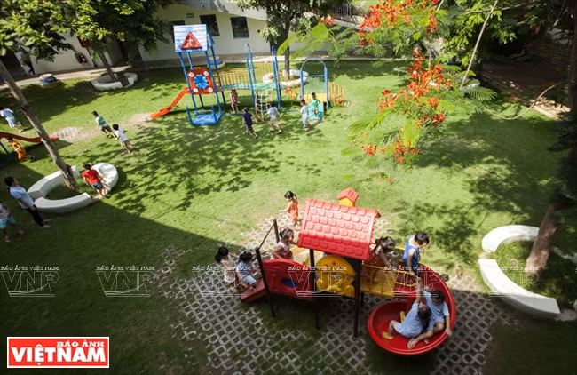 越南幼儿园跻身世界典范建筑提名单 ảnh 12