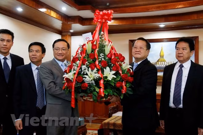 越南庆祝老挝人民革命党成立63 周年 ảnh 1 越南庆祝老挝人民革命党成立63 周年 ảnh 1