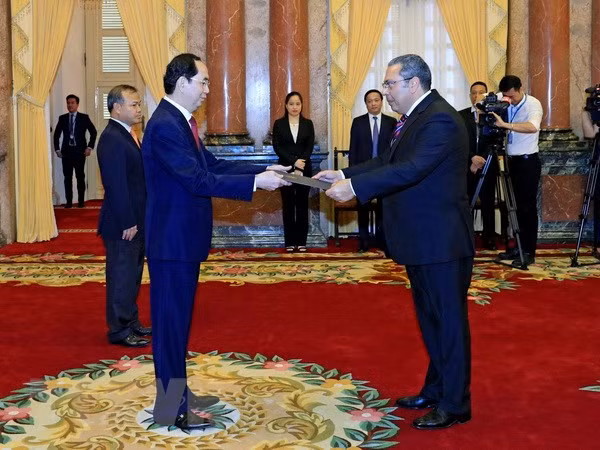 陈大光接受南非和埃及新任驻越大使递交国书 ảnh 2 陈大光接受南非和埃及新任驻越大使递交国书 ảnh 2