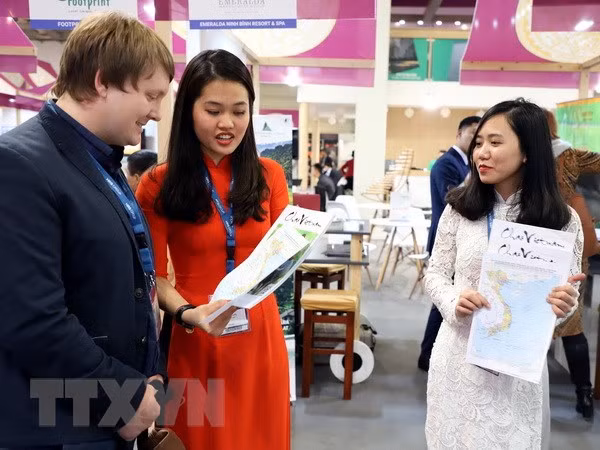 越南地图展亮相2018年德国柏林国际旅游展览会 ảnh 1