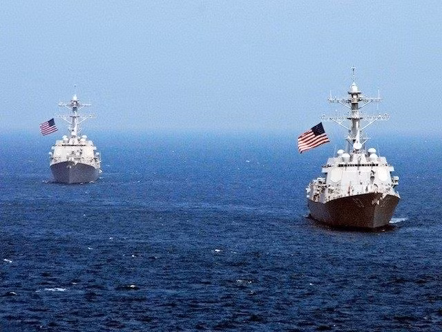 美国军舰接近东海十字礁 ảnh 1 美国军舰接近东海十字礁 ảnh 1