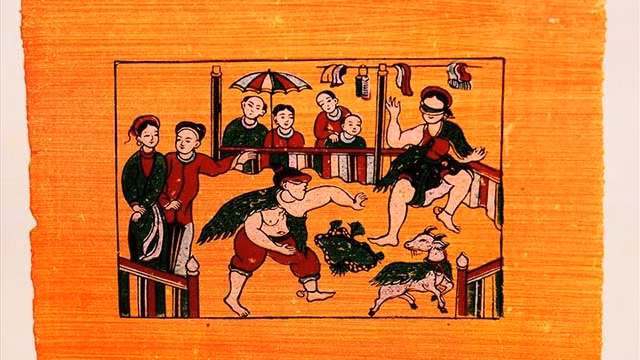 越南民间画引起法国学者的喜爱 ảnh 1