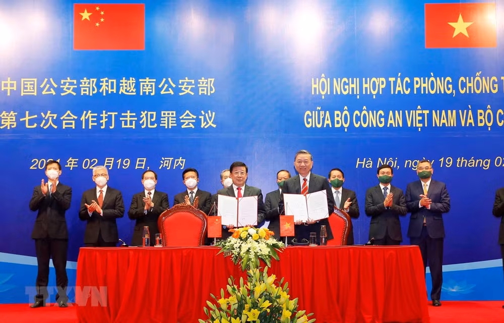 越南公安部和中国公安部第七次合作打击犯罪会议召开 ảnh 1 越南公安部和中国公安部第七次合作打击犯罪会议召开 ảnh 1