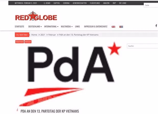 越共十三大:德国学者突出越南共产党对国际共产主义运动和工人运动的历史性意义 ảnh 2 越共十三大:德国学者突出越南共产党对国际共产主义运动和工人运动的历史性意义 ảnh 2