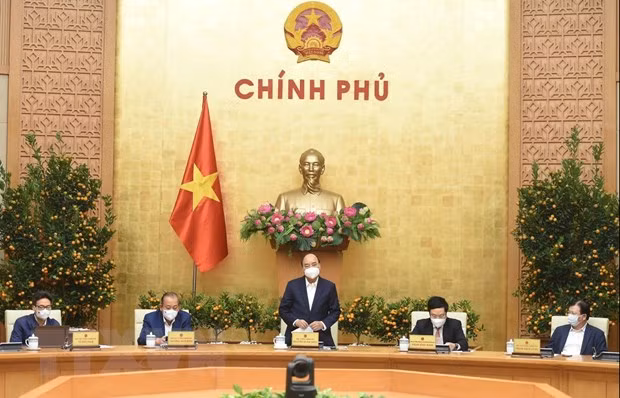 政府总理阮春福:各大城市在必要的情况下可实施社交距离措施 ảnh 1 政府总理阮春福:各大城市在必要的情况下可实施社交距离措施 ảnh 1
