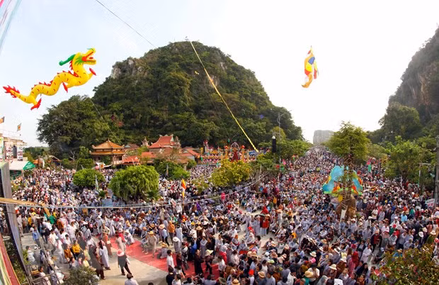 观世音-五行山庙会成为越南国家级非物质文化遗产 ảnh 1 观世音-五行山庙会成为越南国家级非物质文化遗产 ảnh 1