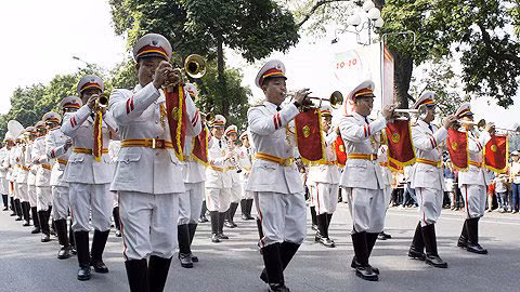 越南参加在日本举行的世界警察音乐会 ảnh 1