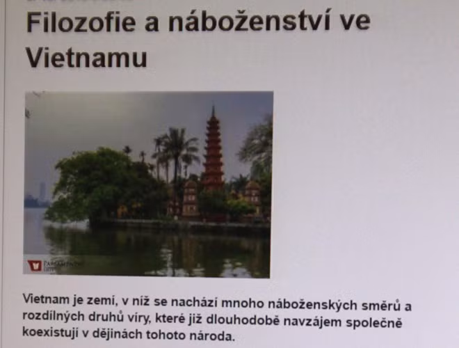 捷克媒体赞美越南宗教政策 ảnh 1 捷克媒体赞美越南宗教政策 ảnh 1
