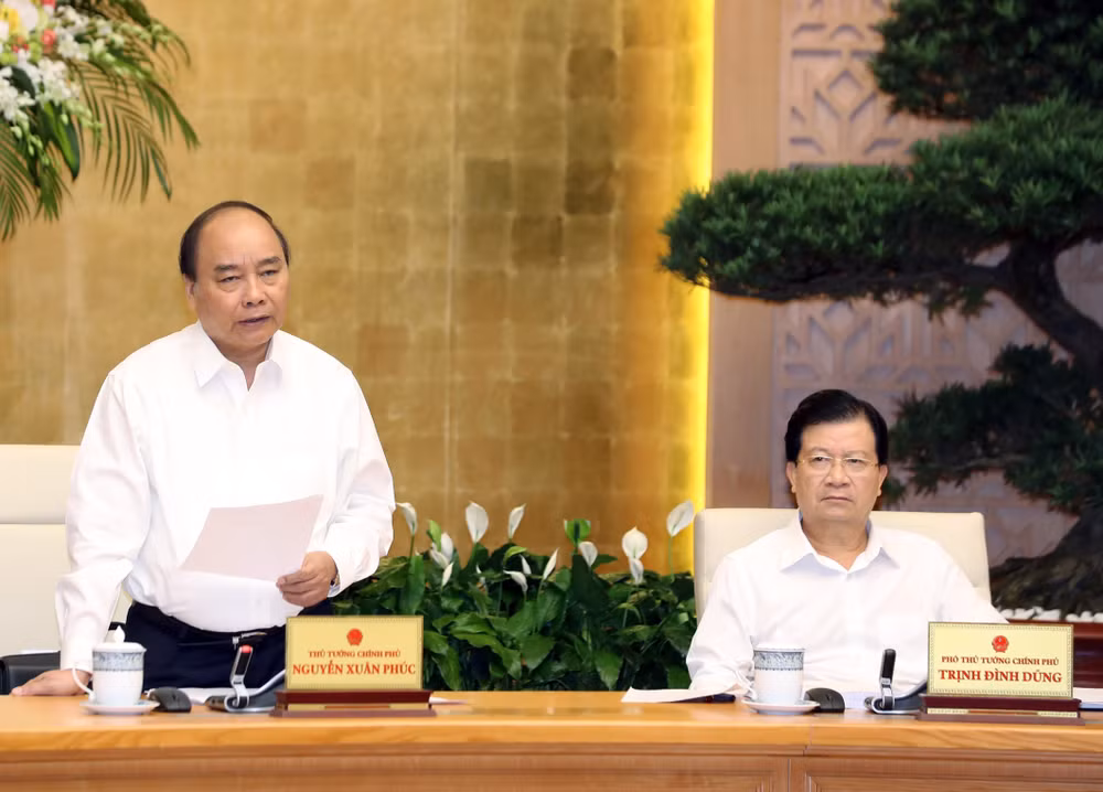 越南政府总理阮春福主持召开政府体制建设专题会议 ảnh 2