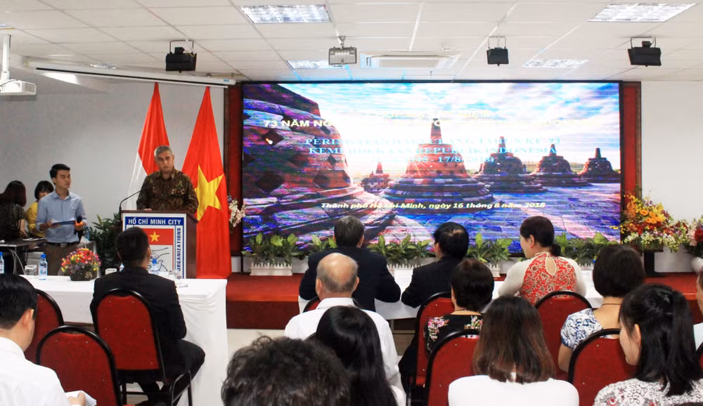 印度尼西亚独立日73周年庆典活动在胡志明市举行 ảnh 1 印度尼西亚独立日73周年庆典活动在胡志明市举行 ảnh 1