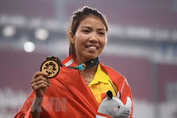 ASIAD 2018: 越南摘下历史上首枚田径金牌 ảnh 1