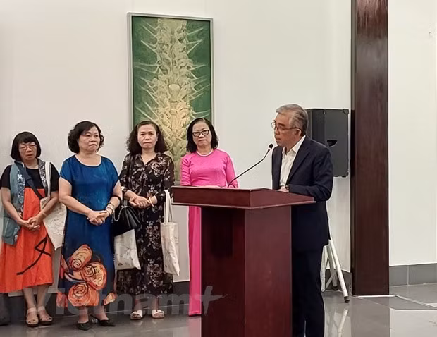越南与新加坡两国艺术家“以艺对话” ảnh 2