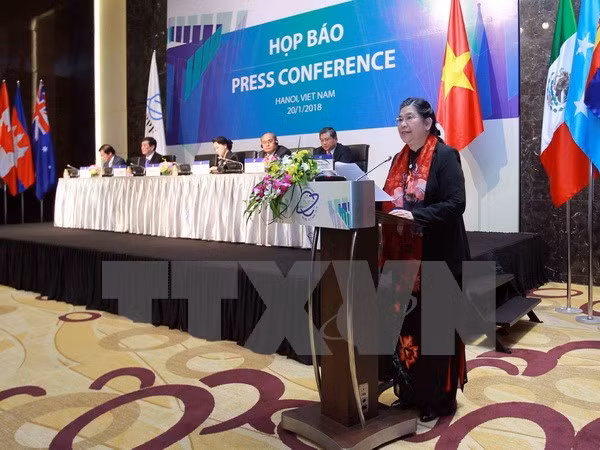亚太议会论坛第26届年会结果的新闻发布会在河内召开 ảnh 2 亚太议会论坛第26届年会结果的新闻发布会在河内召开 ảnh 2