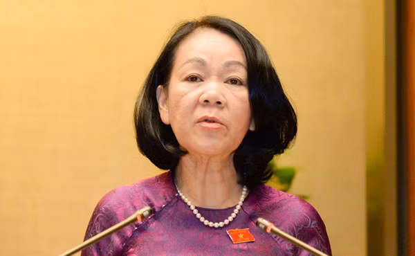 张氏梅：即席发挥妇联在维护妇女合法权益中的作用 ảnh 1