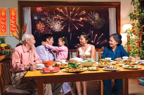 越南人浓厚传统春节气氛的年夜饭 ảnh 3 越南人浓厚传统春节气氛的年夜饭 ảnh 3