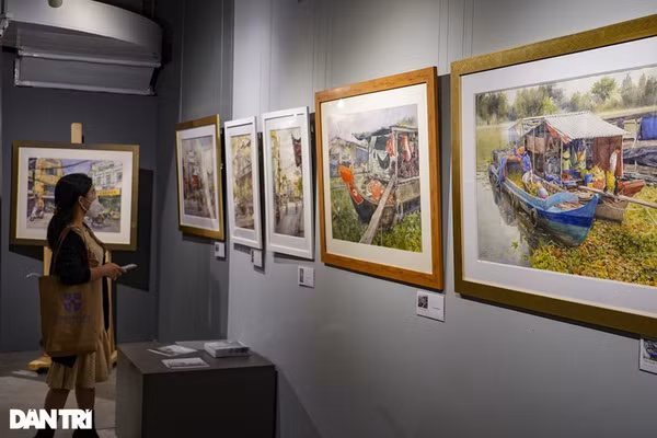 越裔法国画家“梦想”画展展示对越南家乡的热爱 ảnh 2 越裔法国画家“梦想”画展展示对越南家乡的热爱 ảnh 2